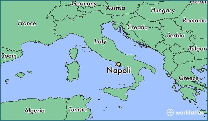 napoli რუკაზე