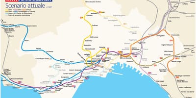 რუკა ნეაპოლის მეტრო